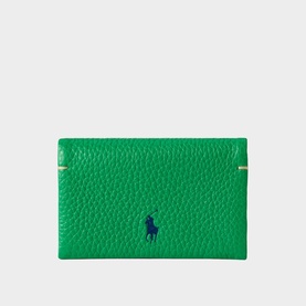 Polo Play Leather Snap Card Case