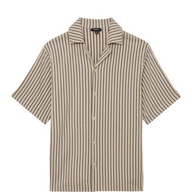Griff Textured Striped Casual Shirt