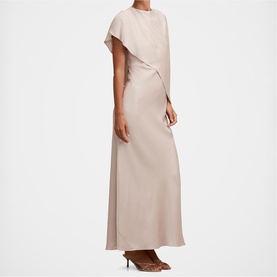 Zinnia Cape Flared Dress
