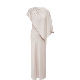 Zinnia Cape Flared Dress