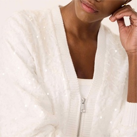 Sequin Bomber Jacket