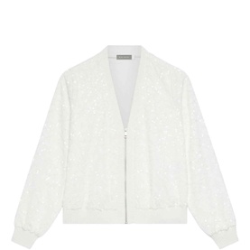 Sequin Bomber Jacket