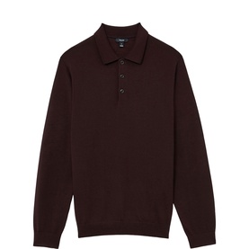 Trafford Merino Wool Knitted Polo Shirt
