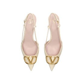 V Logo 40 Slingback Pumps
