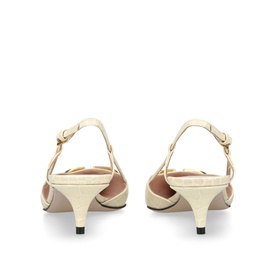 V Logo 40 Slingback Pumps