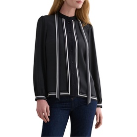 Valerie Polka Dot Pussybow Blouse