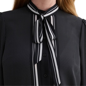 Valerie Polka Dot Pussybow Blouse