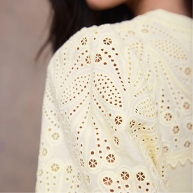 Broderie Detail Sweatshirt