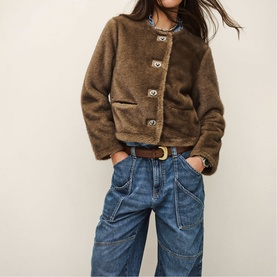 Basil Faux Shearling Jacket