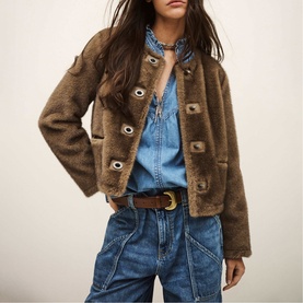 Basil Faux Shearling Jacket