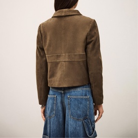 Morfeo Suede Leather Jacket