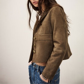 Morfeo Suede Leather Jacket