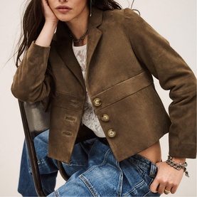 Morfeo Suede Leather Jacket