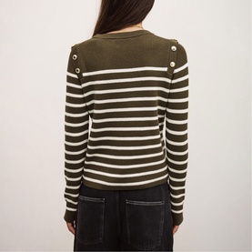 Matio Rib-Knit Striped Sweater