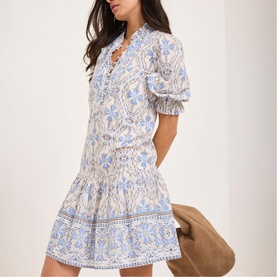 Floral Printed Mini Dress