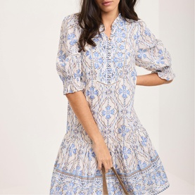 Floral Printed Mini Dress