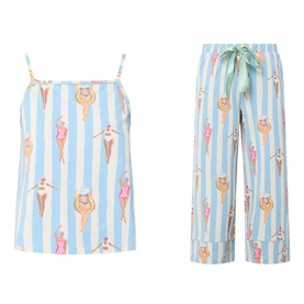 Swimming Society Stripe Long Pyjama Set