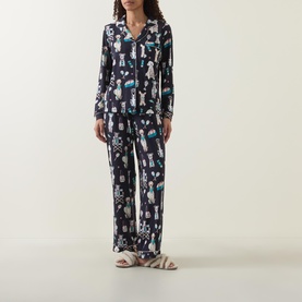 Tennis Dogs Long Pyjama Set