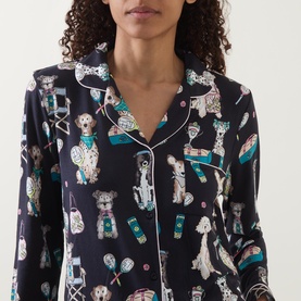 Tennis Dogs Long Pyjama Set