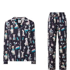 Tennis Dogs Long Pyjama Set