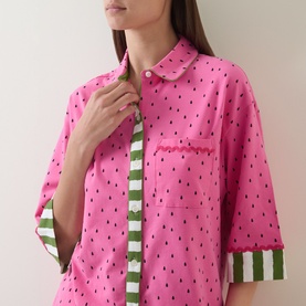 Watermelon Print Long Pyjama Set