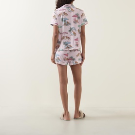 Lounging Leopards Short Pyjama Set