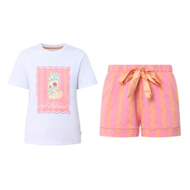 Wavy Stripe Cocktail Short Pyjama Set