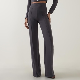 Averill High-Rise Pin Tuck Trousers