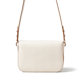 Ella Grande Grained Leather Crossbody Bag
