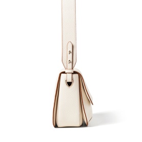 Ella Grande Grained Leather Crossbody Bag