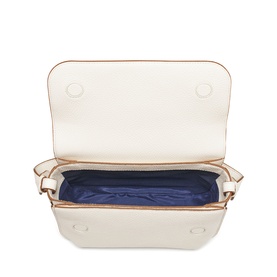Ella Grande Grained Leather Crossbody Bag