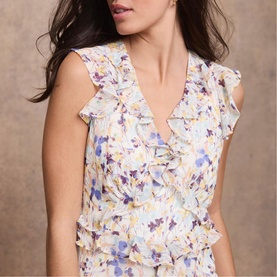 Floral Ruffle Dress