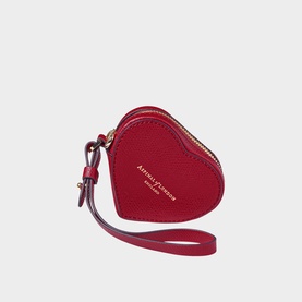 Heart Zipped Bag Charm