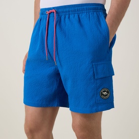 Winterton River Seersucker Swim Shorts