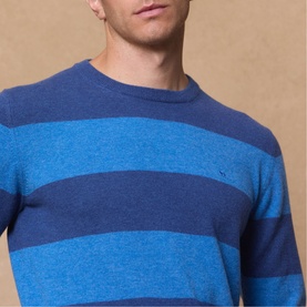 Aidan Stripe Merino Wool Sweater