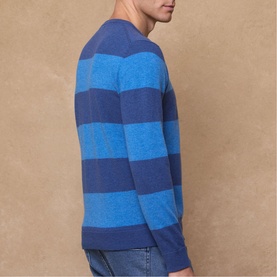 Aidan Stripe Merino Wool Sweater