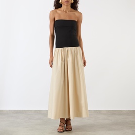 Marc Bandeau Flared Dress