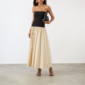 Marc Bandeau Flared Dress