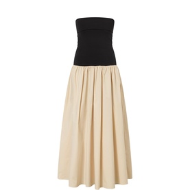 Marc Bandeau Flared Dress