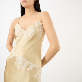 Vera Lace Trim Slip Dress