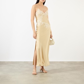 Vera Lace Trim Slip Dress