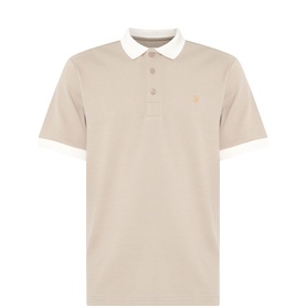 Clement Logo Contrast Collar Polo Shirt