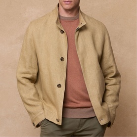 Moy Tumbled Linen Jacket