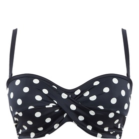 Anya Riva Spot Bandeau Bikini Top