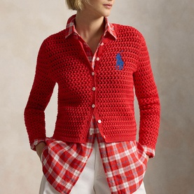Big Pony Crocheted Cardigan