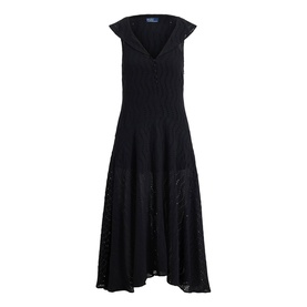 Eyelet Embroidery Flared Dress