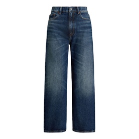 High-Rise Cropped Wide-Leg Jeans