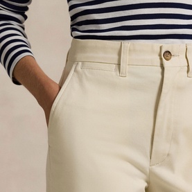 Mid-Rise Wide Leg Trousers