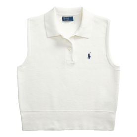Polo Player Cropped Polo Shirt