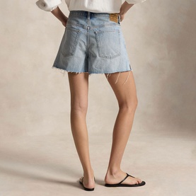 Cut-Off Denim Shorts